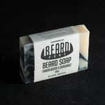 Load image into Gallery viewer, Beard PANS sandalwood &amp; bergamot beard soap 100g
