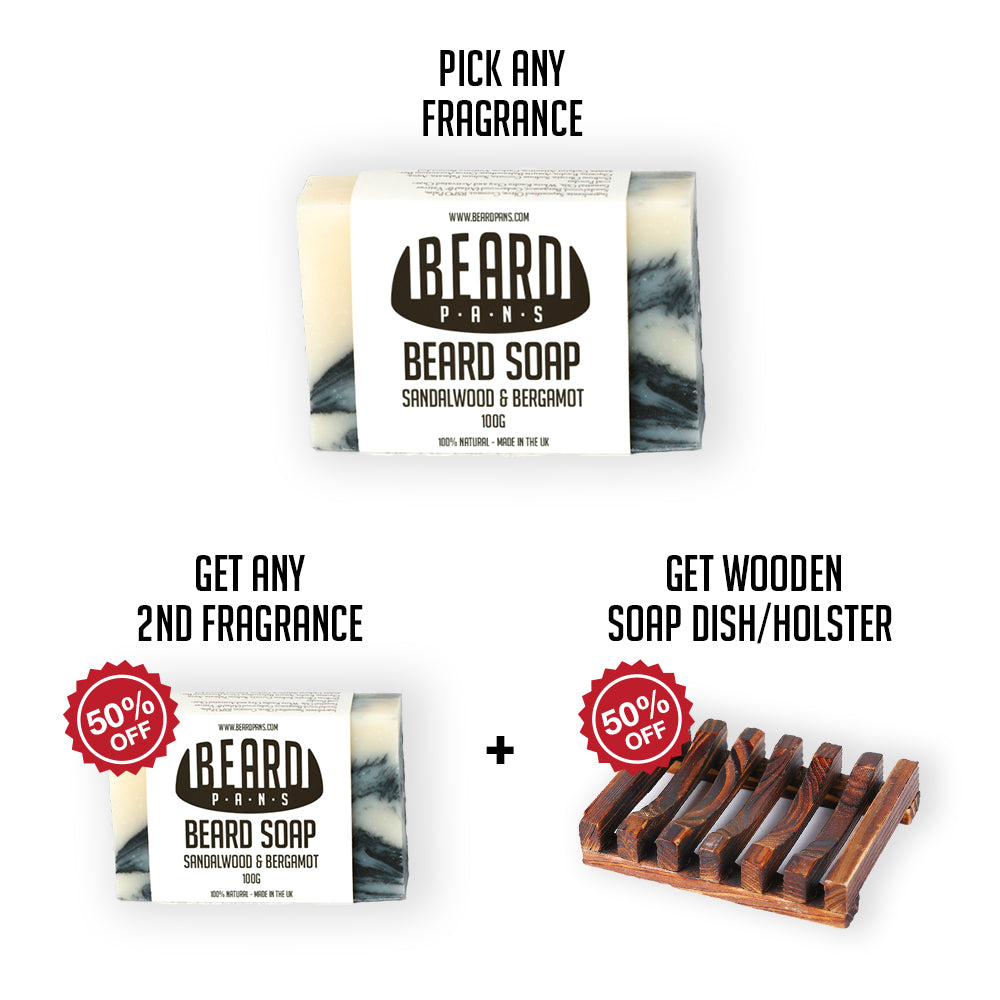 Beard PANS soap bundle + soap dish