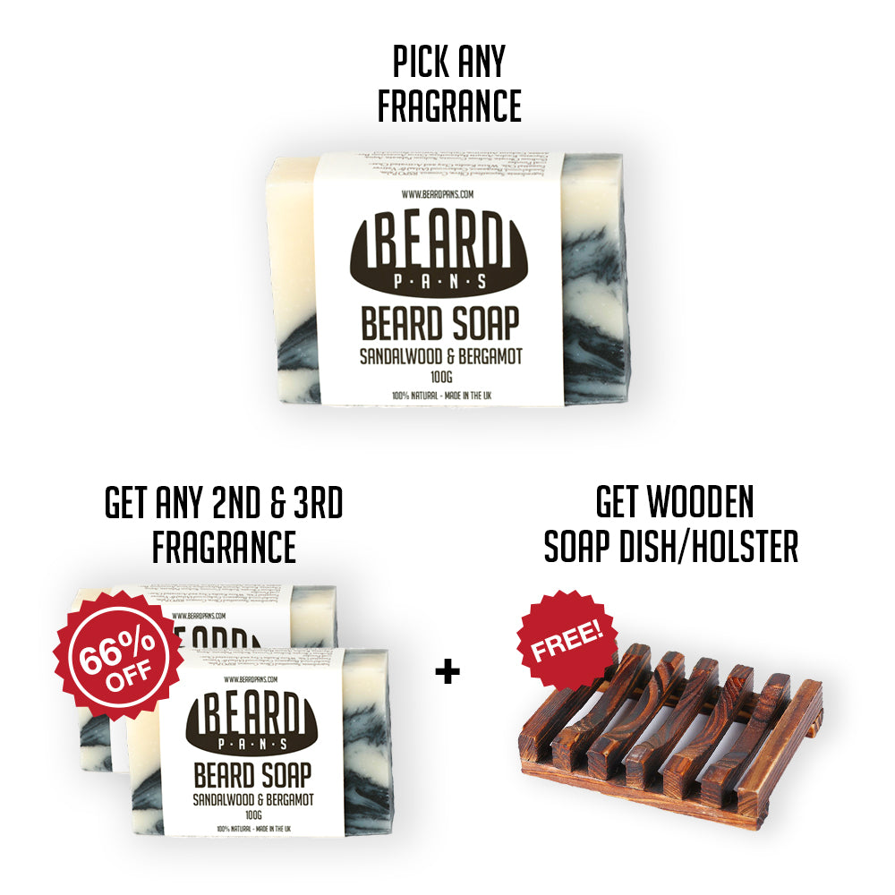 Beard PANS soap bundle + soap dish
