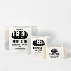 Beard PANS beard soaps with wrap