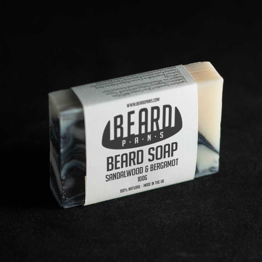 Beard PANS sandalwood & bergamot beard soap 100g