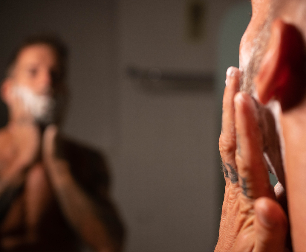 Beard Shampoo on face, Beard PANS Ltd