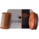 Load image into Gallery viewer, Premium Beard Brush &amp; Comb Kit, Beard PANS Ltd
