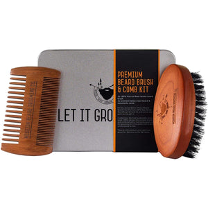 Premium Beard Brush & Comb Kit, Beard PANS Ltd