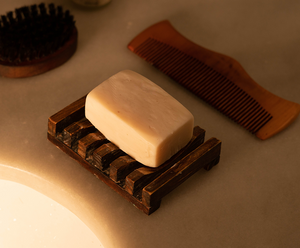 WOODEN SOAP DISH/SOAP HOLSTER